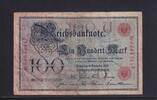 Deutsches Reich, Kaiserreich, 100 Mark Ro.23b, DEU-20b, KN 29 mm lang, Serie: B, Udr. Bst. U, -