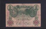 Deutsches Reich, Kaiserreich, 50 Mark Ro.25a, DEU-22a, KN 6stellig, Serie: D, Udr. Bst: Y -