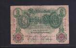 Deutsches Reich, Kaiserreich, 50 Mark Ro.25a, DEU-22a, KN 6stellig, Serie: C, Udr. Bst: Y, -