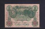 Deutsches Reich, Kaiserreich, 50 Mark Ro.25a, DEU-22a, KN 6stellig, Serie: B, Udr. Bst: Y, -