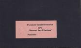 Qualitätsmarke  Deutschland, DDR, LPG-Geld, Pessin, Kassenfrisch I,