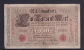 Kaiserreich, Reichsbanknote, 1000 Mark Ro.39, DEU-36, Serie: D, Udr. Bst. P, -
