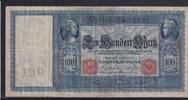 Kaiserreich, Reichsbanknote, 100 Mark Ro.38, DEU-35, Serie: B, -