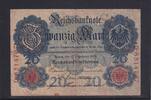 Kaiserreich, Reichsbanknote, 20 Mark Ro.37, DEU-34, Serie: D, Udr. Bst. S, -