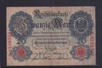 Kaiserreich, Reichsbanknote, 20 Mark Ro.37, DEU-34, Serie: B, Udr. Bst. P, -
