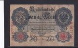 Weimarer Republik, Reichsbank, 20 Mark Ro.40b, DEU-37b, KN 7 stellig, Serie: H, Udr. Bst. H, -