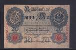 Weimarer Republik, Reichsbank, 20 Mark Ro.40b, DEU-37b, KN 7 stellig, Serie: H, Udr. Bst. G, -