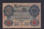 Weimarer Republik, Reichsbank, 20 Mark Ro.40b, DEU-37b, KN 7 stellig, Serie: G, Udr. Bst. Z, -