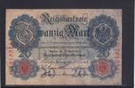 Weimarer Republik, Reichsbank, 20 Mark Ro.40b, DEU-37b, KN 7 stellig, Serie: G, Udr. Bst. J, -