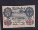 Kaiserreich, Reichsbanknote, 20 Mark Ro.47b, DEU-41b, KN 7 stellig Serie: O, Udr. Bst. Y, -