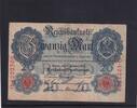 Kaiserreich, Reichsbanknote, 20 Mark Ro.47b, DEU-41b, KN 7 stellig Serie: O, Udr. Bst. Z, -