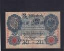 Kaiserreich, Reichsbanknote, 20 Mark Ro.47b, DEU-41b, KN 7 stellig Serie: N, Udr. Bst. V, niedrige KN, -