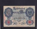 Kaiserreich, Reichsbanknote, 20 Mark Ro.47b, DEU-41b, KN 7 stellig Serie: N, Udr. Bst. U, niedrige KN, -