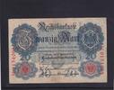 Kaiserreich, Reichsbanknote, 20 Mark Ro.47b, DEU-41b, KN 7 stellig Serie: M, Udr. Bst. U, -
