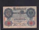 Kaiserreich, Reichsbanknote, 20 Mark Ro.47b, DEU-41b, KN 7 stellig Serie: M, Udr. Bst. T, -