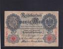 Kaiserreich, Reichsbanknote, 20 Mark Ro.47b, DEU-41b, KN 7 stellig Serie: M, Udr. Bst. T, -