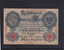 Kaiserreich, Reichsbanknote, 20 Mark Ro.47b, DEU-41b, KN 7 stellig Serie: L, Udr. Bst. A, -