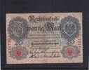 Kaiserreich, Reichsbanknote, 20 Mark Ro.47b, DEU-41b, KN 7 stellig Serie: L, Udr. Bst. E, -