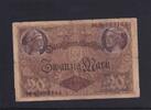 Kaiserreich, Reichsbanknote, 20 Mark Ro.49a, DEU-55a, KN 6 stellig, Serie: M, -