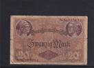 Kaiserreich, Reichsbanknote, 20 Mark Ro.49a, DEU-55a, KN 6 stellig, Serie: N, -