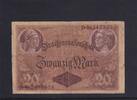 Kaiserreich, Reichsbanknote, 20 Mark Ro.49b, DEU-55b, KN 7 stellig, Serie: D, -