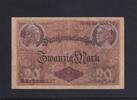 Kaiserreich, Reichsbanknote, 20 Mark Ro.49b, DEU-55b, KN 7 stellig, Serie: N, -