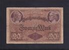 Kaiserreich, Reichsbanknote, 20 Mark Ro.49b, DEU-55b, KN 7 stellig, Serie: C, -