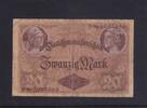 Kaiserreich, Reichsbanknote, 20 Mark Ro.49b, DEU-55b, KN 7 stellig, Serie: F, -
