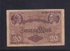 Kaiserreich, Reichsbanknote, 20 Mark Ro.49b, DEU-55b, KN 7 stellig, Serie: W, -