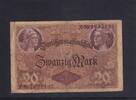Kaiserreich, Reichsbanknote, 20 Mark Ro.49b, DEU-55b, KN 7 stellig, Serie: X, -