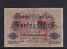 Kaiserreich, Reichsbanknote, 50 Mark Ro.50a, DEU-56a, KN 6 stellig FZ: P, -