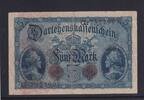 Kaiserreich, Reichsbanknote, 5 Mark Ro.48b, DEU-54b, KN 7 stellig FZ: Q -
