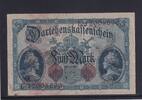 Kaiserreich, Reichsbanknote, 5 Mark Ro.48c, DEU-54c, KN 8 stellig FZ: L -