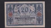 Deutsches Reich, Kaiserreich, 20 Mark Ro.53, DEU-42, Serie: F, Udr. Bst. K, -