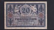 Deutsches Reich, Kaiserreich, 20 Mark Ro.53, DEU-42, Serie: B, Udr. Bst. C , -