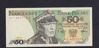 Polen 50 Zloty Serie: HY, 2 Bst. vor KN, -