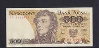 Polen 500 Zloty Serie: FF, 2 Bst. vor KN, -