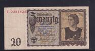 Deutsches Reich, Drittes Reich, 20 Reichsmark Ro.178, DEU-215, Serie: L, -