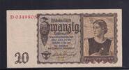 Deutsches Reich, Drittes Reich, 20 Reichsmark Ro.178, DEU-215, Serie: D, -