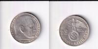 Deutsches Reich, Drittes Reich, 2 Reichsmark Paul von Hindenburg, -