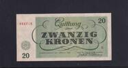 Drittes Reich, Theresienstadt, 20 Kronen Getto Theresienstadt, -