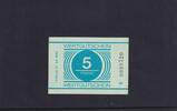 Deutschland, DDR, Thüringen, 5 Pfennig mit Stempel Justizvollzugsanstalt Hohenleuben, Serie: B, -