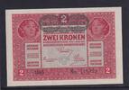 Österreich 2 Kronen mit Aufdruck DEUTSCHÖSTERREICH, -