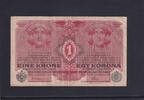 Österreich 1 Krone ohne Aufdruck DEUTSCHÖSTERREICH, -