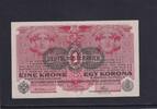 Österreich 1 Krone mit Aufdruck DEUTSCHÖSTERREICH, -
