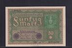 Weimarer Republik, Reichsbank, 50 Mark Ro.62a, DEU-71a, Reihe 1, Serie: EB, -