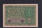 Weimarer Republik, Reichsbank, 50 Mark Ro.62a, DEU-71a, Reihe 1, Serie: MP, -