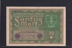 Weimarer Republik, Reichsbank, 50 Mark Ro.62a, DEU-71a, Reihe 1, Serie: AQ, -