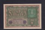 Weimarer Republik, Reichsbank, 50 Mark Ro.62b, DEU-71b, Reihe 2, Serie: AT, -
