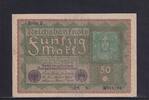 Weimarer Republik, Reichsbank, 50 Mark Ro.62b, DEU-71b, Reihe 2, Serie: AM, -